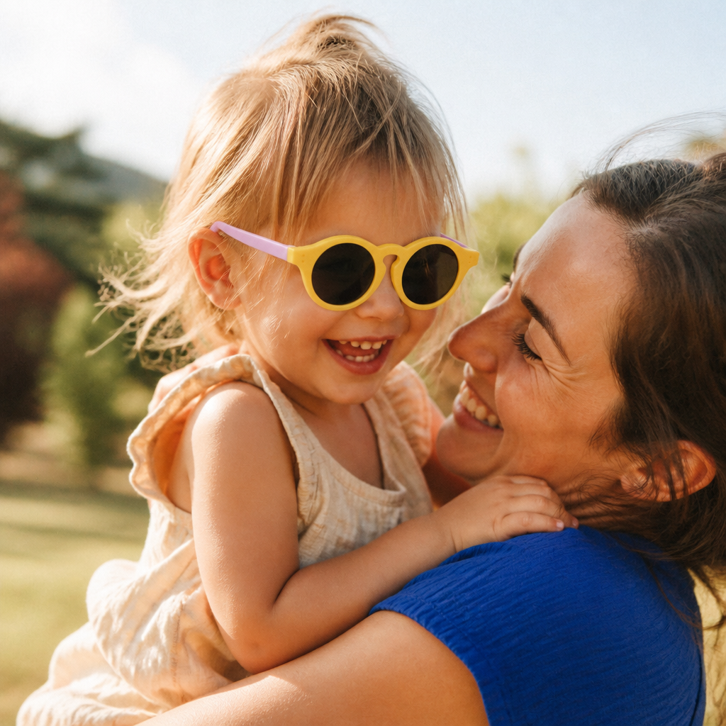 Otto Sunglasses Yellow/Purple for 6 Month - 3 Years