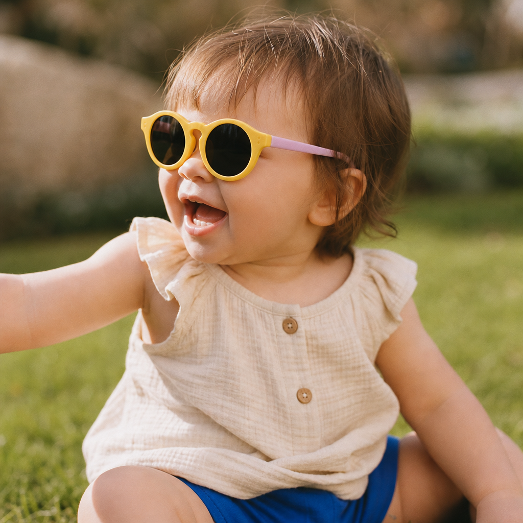 Otto Sunglasses Cream Blue for 6 Month - 3 Years