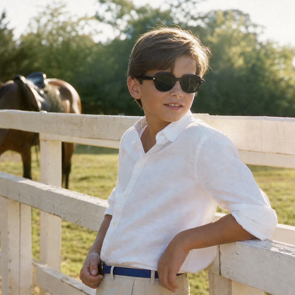 Roman Fold in Black for 6-12 Years