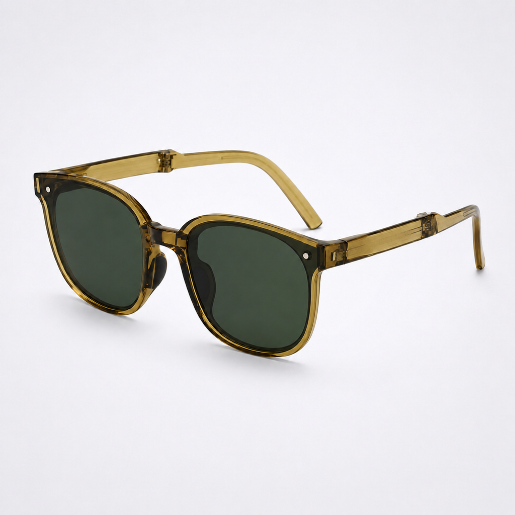 LUMI Fold Sunglasses Green Tea for 6-12 Years