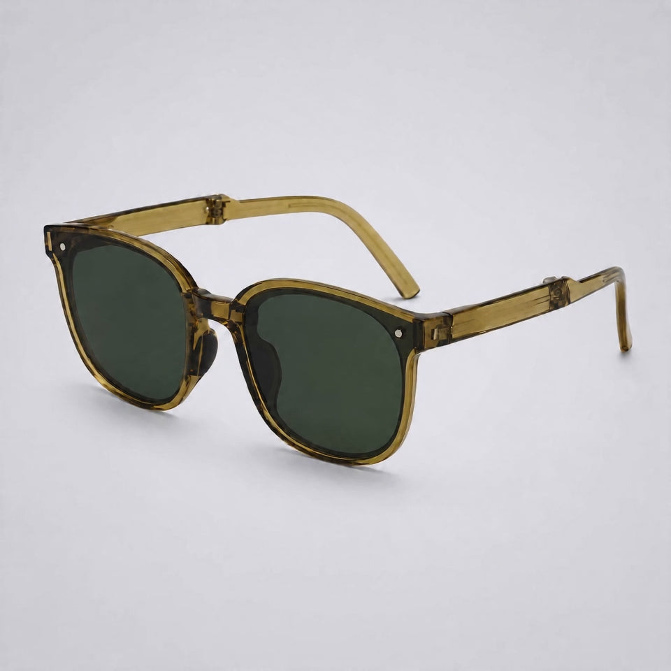 LUMI Fold Sunglasses Green Tea for 6-12 Years